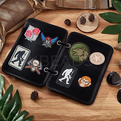 Flip-Page Hook & Loop Patch Book DIY Kit FIND-WH0108-48A-1