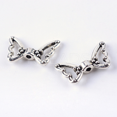 Tibetan Style Alloy Beads TIBE-R311-06AS-NR-1