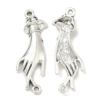 Tibetan Style Zinc Alloy Links connectors TIBEP-R334-233AS-RS-1