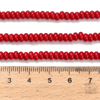 Synthetic Turquoise Beads Strands G-Z110-B01-2x4mm-02-1
