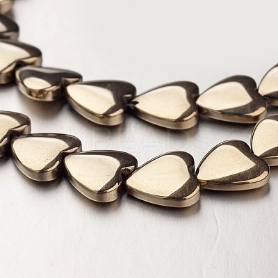Electroplate Non-magnetic Synthetic Hematite Bead Strands G-F300-22C-06-1