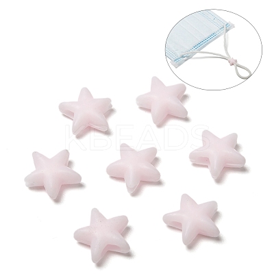 Star PVC Plastic Cord Lock for Mouth Cover KY-D013-01H-1