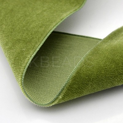 Polyester Velvet Ribbon for Gift Packing and Festival Decoration SRIB-M001-26mm-570-1