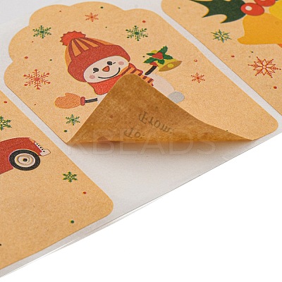 Christmas Theme Cartoon Paper Stickers STIC-P013-07A-1