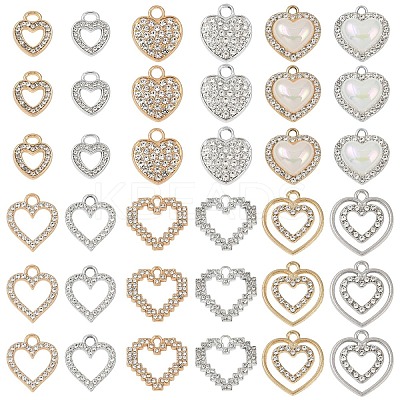 24Pcs 12 Styles Alloy Charms FIND-YW0006-77-1