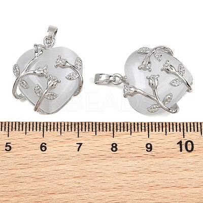 Valentine Idea for Her Gifts Cat Eye Pendants X-CE-H006-05-1