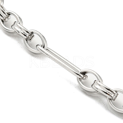 Non-Tarnish 304 Stainless Steel Figaro Chain Bracelet BJEW-C042-01P-1