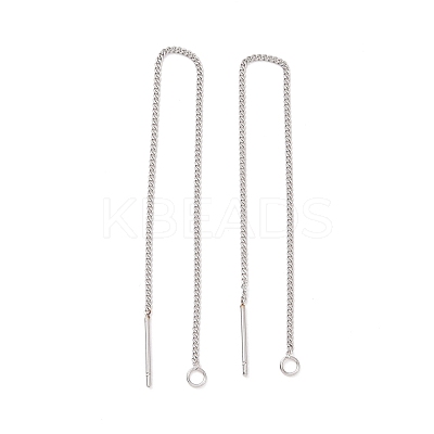 Non-Tarnish 304 Stainless Steel Stud Earring Finding STAS-E161-07P-1