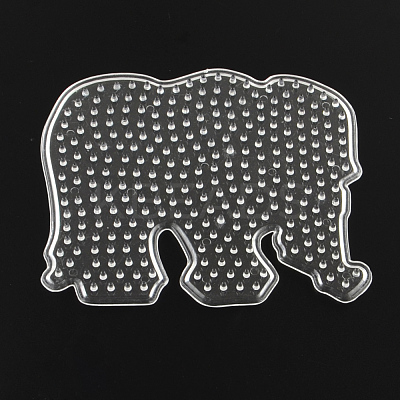 Elephant ABC Plastic Pegboards used for 5x5mm DIY Fuse Beads X-DIY-Q009-27-1