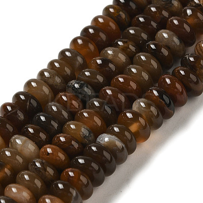 Natural Petrified Wood Beads Strands G-NH0017-D02-02-1-1