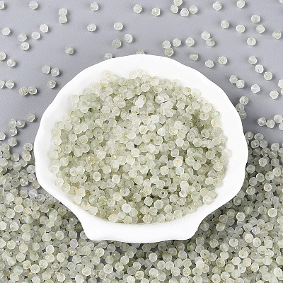 Frosted Glass Seed Beads SEED-N012-01E-1