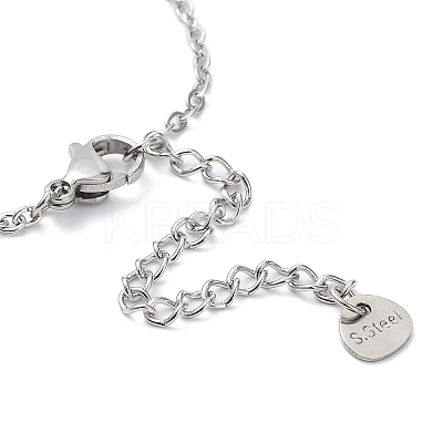 Tarnish Resistant 201 Stainless Steel Link Bracelets with Cable Chains LS-BJEW-P297-01P-E-1