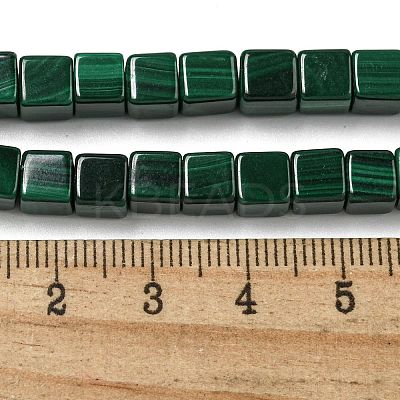 Natural Malachlite Beads Strands G-Q185-A02-01-1