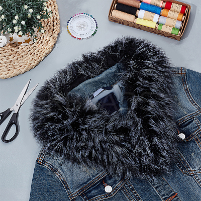 1Pc Artificial Fur Chenille Stick Collars Trim for Sewing Craft Decor FIND-BC0019-22D-1