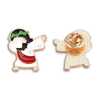 Human Shape Enamel Pin JEWB-N007-205-1