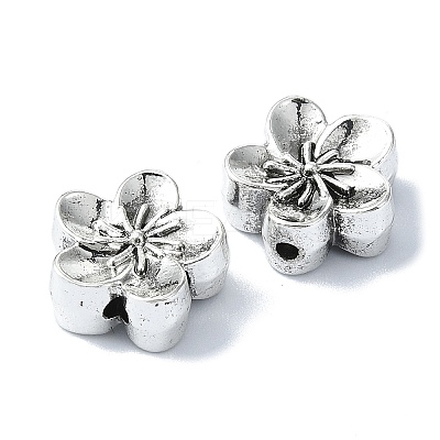 Tibetan Style Alloy Beads TIBEB-F065-01AS-04-1