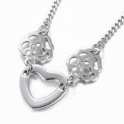 Tarnish Resistant 304 Stainless Steel Jewelry Sets SJEW-K137-03P-1