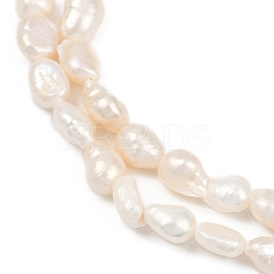 Natural Cultured Freshwater Pearl Beads Strands PEAR-P064-20H-02C-1