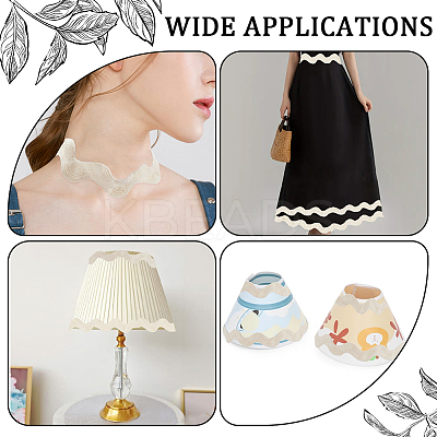 Cotton Wavy Fringe Trim Ribbon OCOR-GF0004-49K-1
