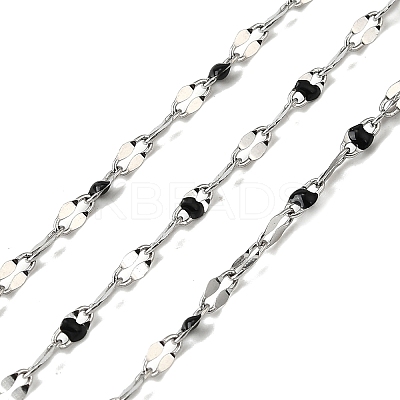 304 Stainless Steel Dapped Chains CHS-H036-01P-08-1