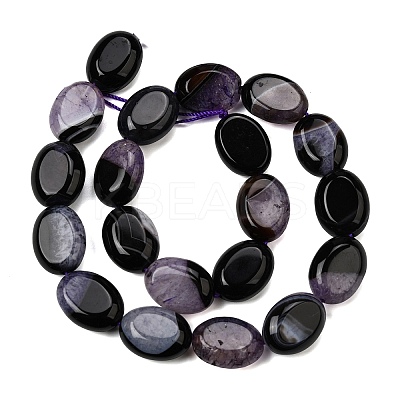 Natural Agate Beads Strands G-F820-N01-01F-1