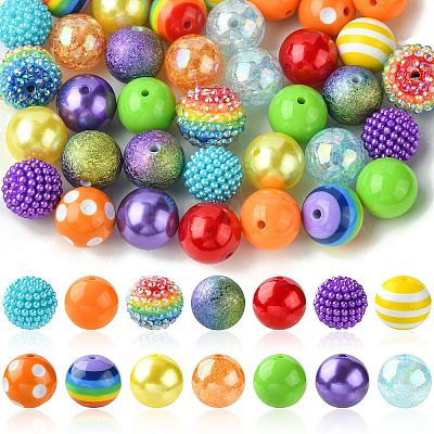 DIY Candy Color Bracelet Necklace Making Kit MACR-CJC0001-12P-01-1
