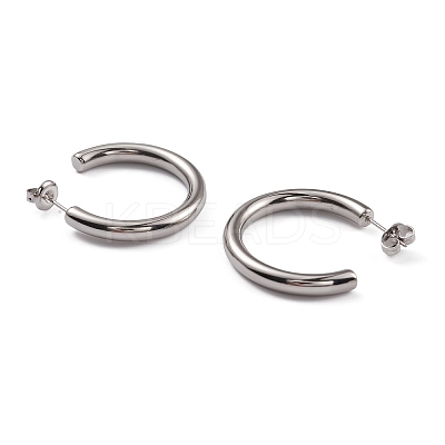 Non-Tarnish 304 Stainless Steel Stud Earrings for Women EJEW-G346-07B-P-1