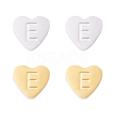 4Pcs 2 Colors Stainless Steel Beads STAS-TA0002-73-1