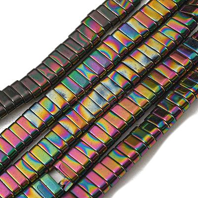 Electroplated Non-magnetic Synthetic Hematite Beads Strands G-C106-B02-05A-1