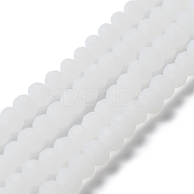 Imitation Jade Solid Color Glass Beads Strands EGLA-A034-J2mm-MD05-1