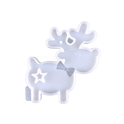 DIY Christmas Theme Pendant Food Grade Silicone Molds XMAS-PW0001-013A-1