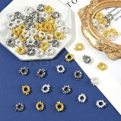 60Pcs Alloy Bead Frame FIND-YW0010-05G-1