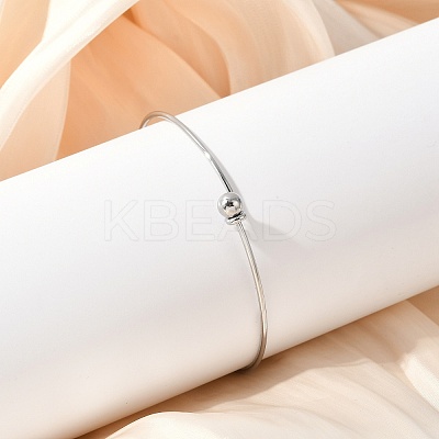 304 Stainless Steel Bangles for Women BJEW-C088-02P-1