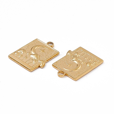 Ion Plating(IP) 304 Stainless Steel Bigs Pendants STAS-B031-16G-1