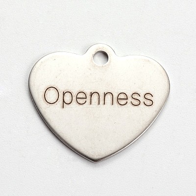 Non-Tarnish 201 Stainless Steel Heart Pendants LS-STAS-L165-C11-1