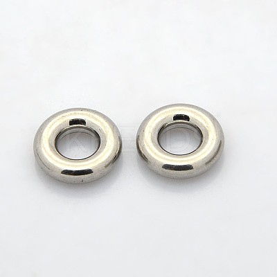 Tarnish Resistant Ring 304 Stainless Steel Spacer Beads STAS-N044-29-1