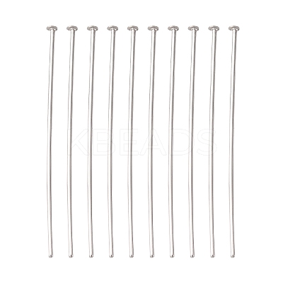 Tarnish Resistant 304 Stainless Steel Flat Head Pins STAS-E023-0.6x30mm-1