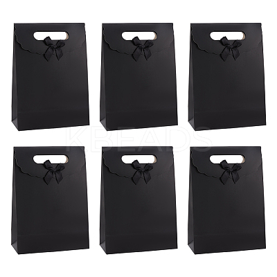 Rectangle Paper Gift Bags CARB-WH0017-14B-05-1