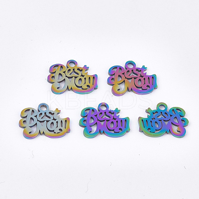 Ion Plating(IP) 201 Stainless Steel Charms STAS-Q201-JN172-1