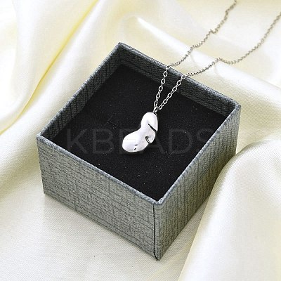 304 Stainless Steel Pendant Necklace LS-NJEW-K255-23P-1