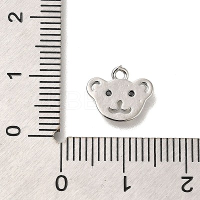 Brass Micro Pave Cubic Zirconia Pendants KK-M301-01P-1