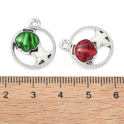 Ocean Alloy Enamel Pendants FIND-C087-09P-1
