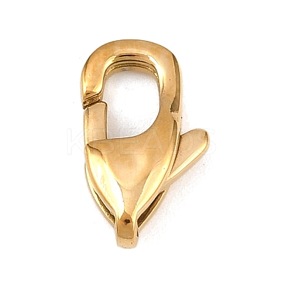 316 Stainless Steel Lobster Claw Clasps LS-STAS-C154-02E-G-1
