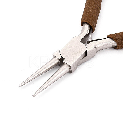 55# Steel Round Nose Pliers with Non-Slip Comfort Grip Handles TOOL-N008-11-1