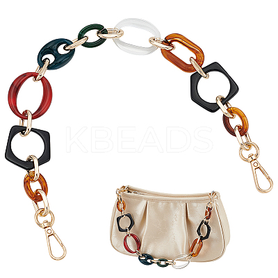 Geometric Acrylic Purse Decorative Chains AJEW-WH0348-911-1