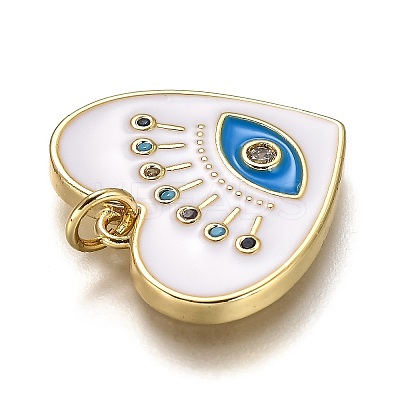 Brass Micro Pave Colorful Cubic Zirconia Pendants LS-ZIRC-B0003-12G-1