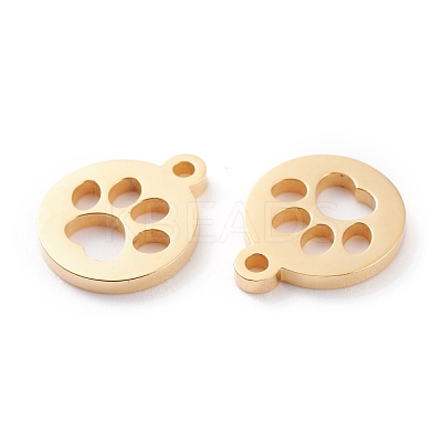 Ion Plating(IP) 304 Stainless Steel Charms STAS-Y002-06G-1