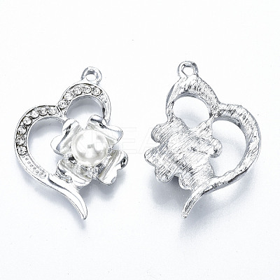 UV Plated Alloy Pendants X-PALLOY-S181-012-RS-1