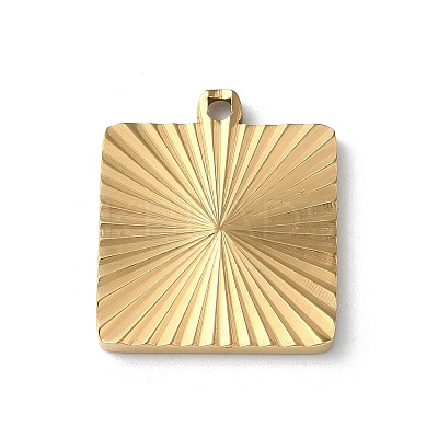 Ion Plating(IP) 304 Stainless Steel Pendants STAS-D025-03G-02-1
