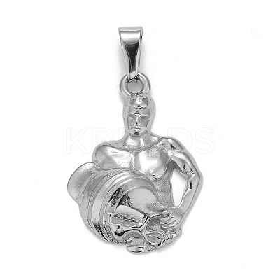 Non-Tarnish 304 Stainless Steel Pendants LS-STAS-D165-14P-01-1